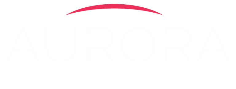 Logo Aurora para fondos oscuros